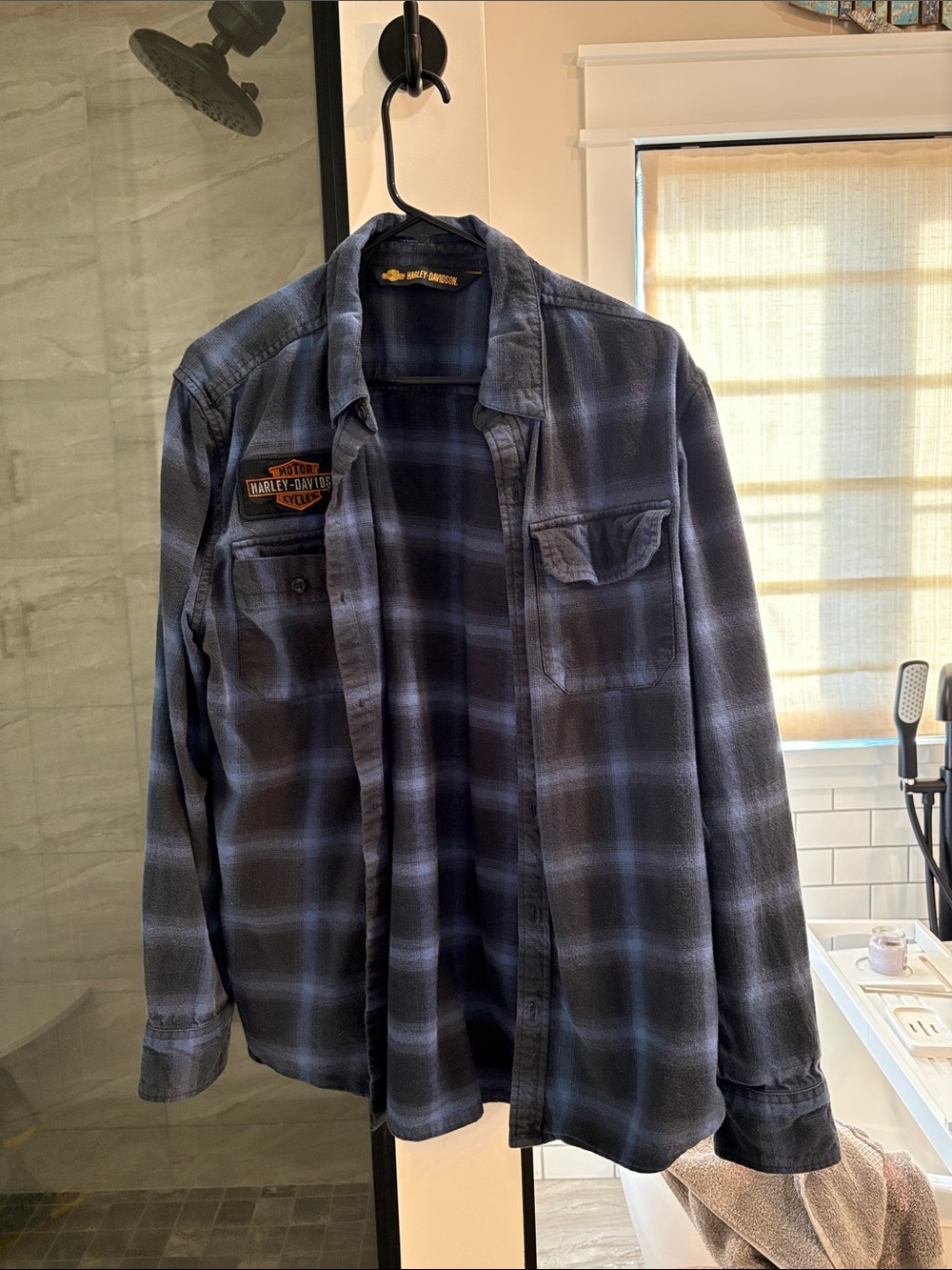 Vintage Harley Davidson Flannel Shirt